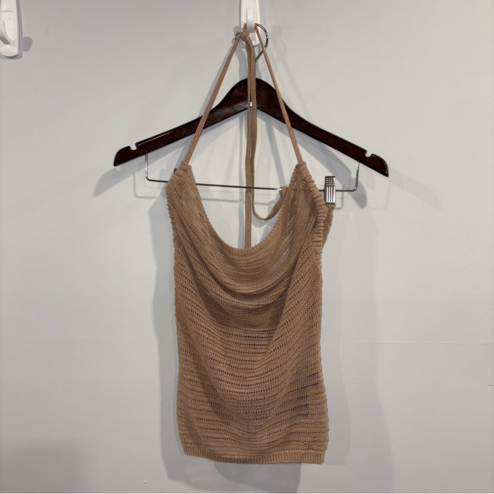 Guess cowl neck halter top